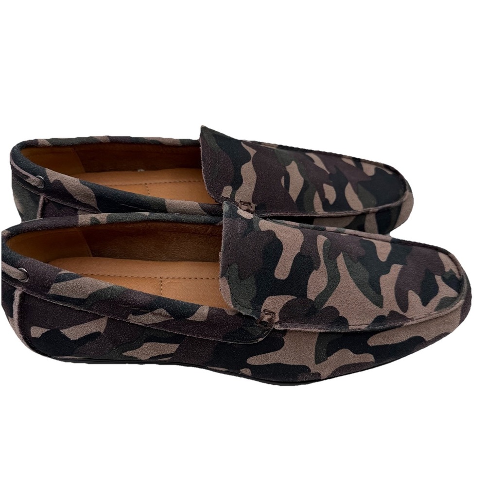 Alfani Bromley Camo Men's Shoes Sz 10.5 Drivers Loafers Suede Slip On Camouflage - Picture 2 of 10
